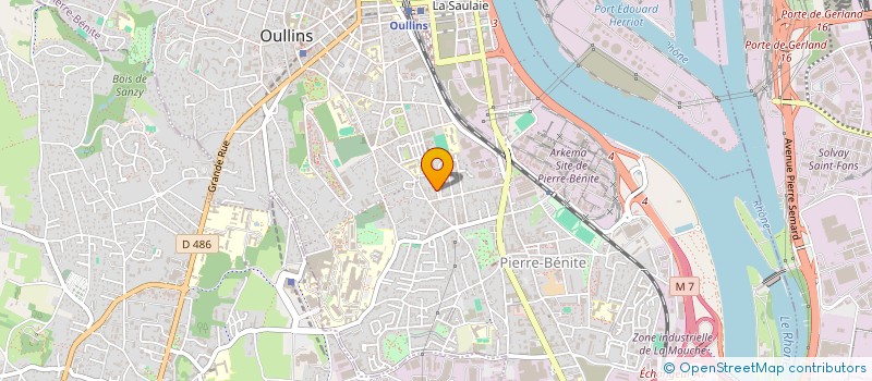localisation de l'entreprise MONSIEUR SILVERE PONCIN  OULLINS-PIERRE-BENITE