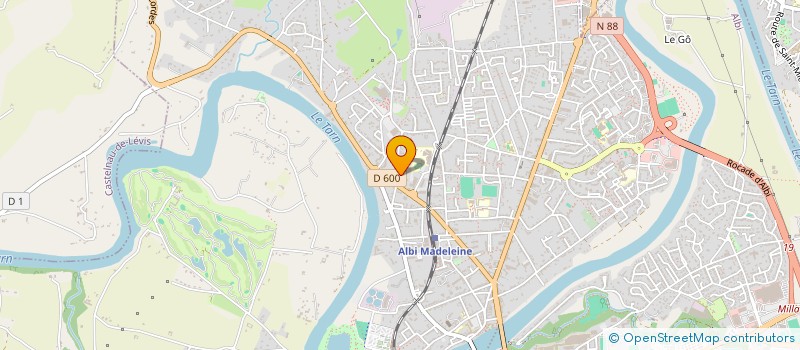 localisation de l'entreprise MONSIEUR SILVERE SAINTIN  ALBI