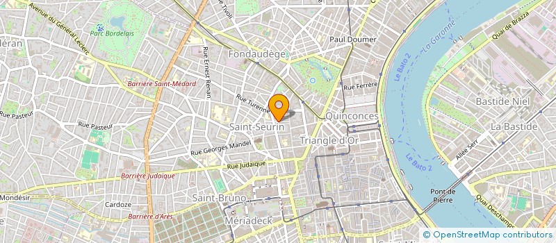 localisation de l'entreprise MONSIEUR SILVERE TABARY  BORDEAUX