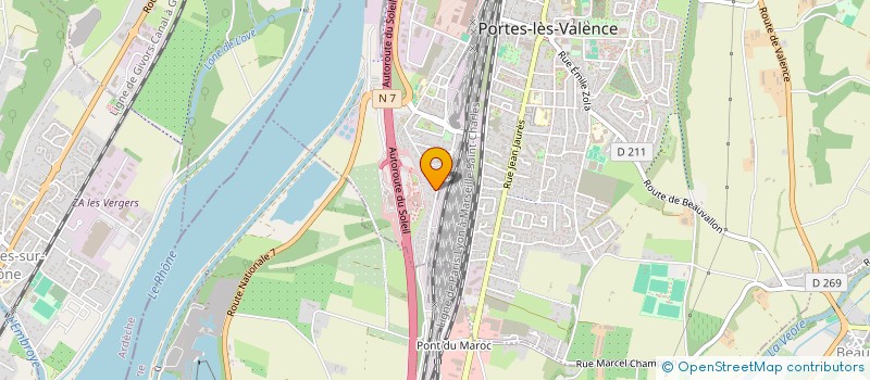 localisation de l'entreprise MONSIEUR SILVERE THOMAS à PORTES-LES-VALENCE