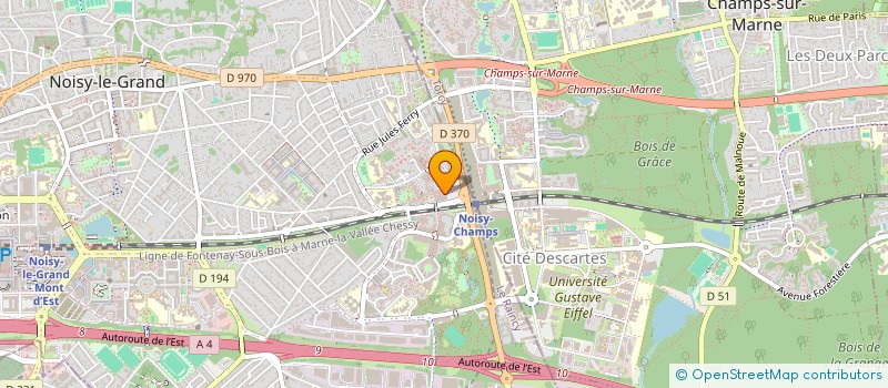 localisation de l'entreprise MONSIEUR SILVERSTON CELESTIN  NOISY-LE-GRAND