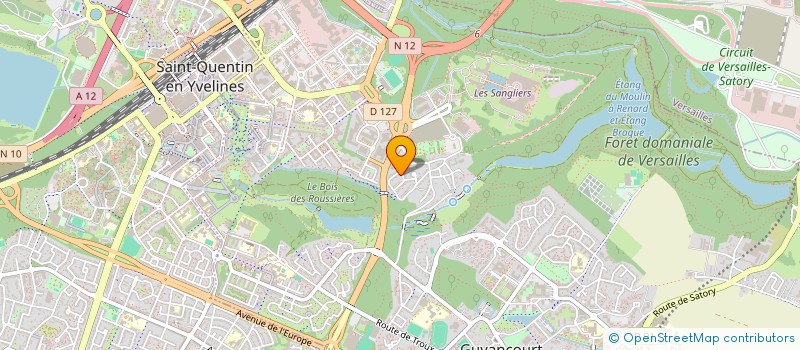 localisation de l'entreprise MONSIEUR SILVESTER PABJASZ  GUYANCOURT