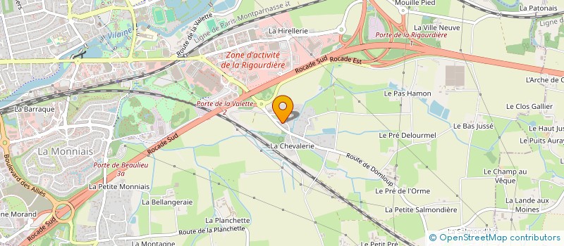 localisation de l'entreprise MONSIEUR SILVESTRE HEISSAT  CESSON-SEVIGNE