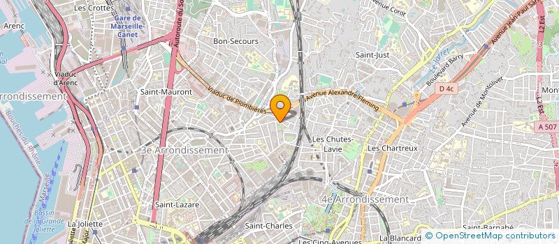 localisation de l'entreprise MONSIEUR SILVESTRE RUDY à MARSEILLE