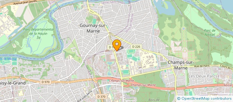 localisation de l'entreprise MONSIEUR SILVESTRO LANZAFAME  CHAMPS-SUR-MARNE