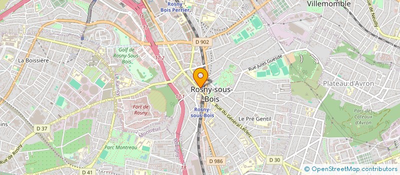 localisation de l'entreprise MONSIEUR SILVESTRU SALAJEANU  ROSNY-SOUS-BOIS