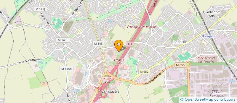 localisation de l'entreprise MONSIEUR SILVINO DE BARROS  LESQUIN