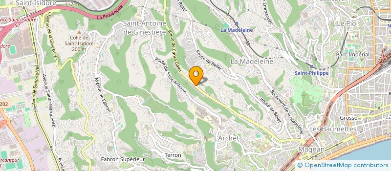 localisation de l'entreprise MONSIEUR SILVINO SILVA SEMEDO à NICE