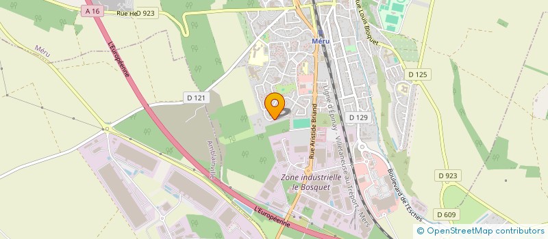 localisation de l'entreprise MONSIEUR SILVINO VIANA GONCALVES  MERU