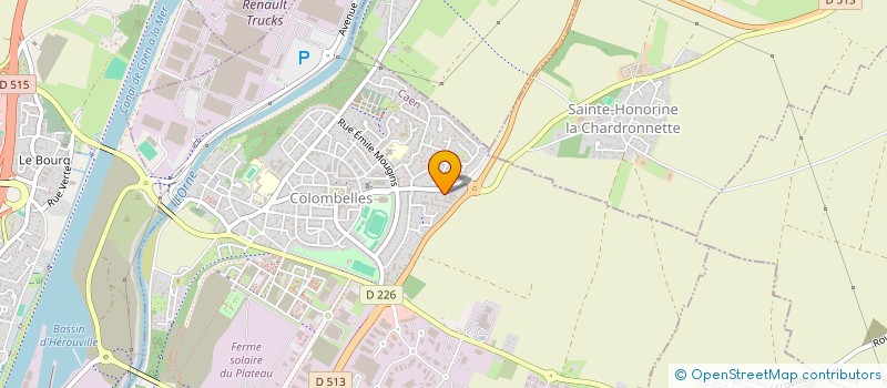 localisation de l'entreprise MONSIEUR SILVIO AKOUMANY  COLOMBELLES