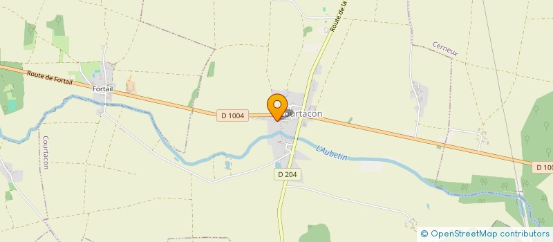 localisation de l'entreprise MONSIEUR SILVIO AZEVEDO RODRIGUES  COURTACON