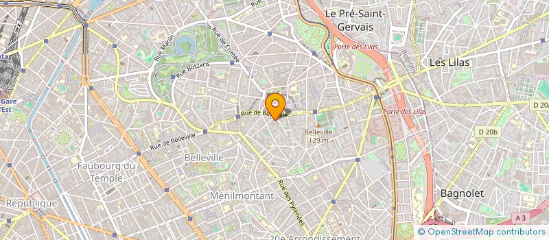 localisation de l'entreprise MONSIEUR SILVIO BARAHONA à LES LILAS