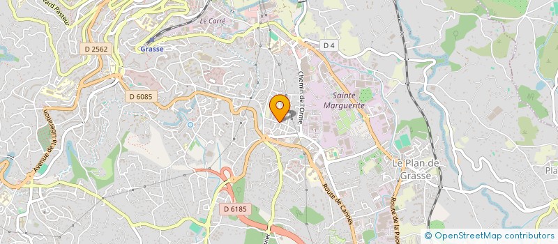 localisation de l'entreprise MONSIEUR SILVIO BIANCHIN à GRASSE