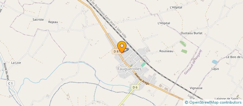 localisation de l'entreprise MONSIEUR SILVIO CASTANHEIRA FERNANDES  FAUGUEROLLES