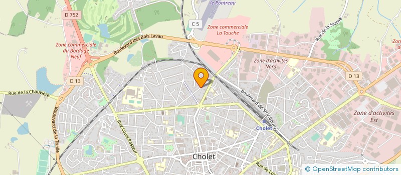 localisation de l'entreprise MONSIEUR SILVIO DE OLIVEIRA CARVALHO à CHOLET
