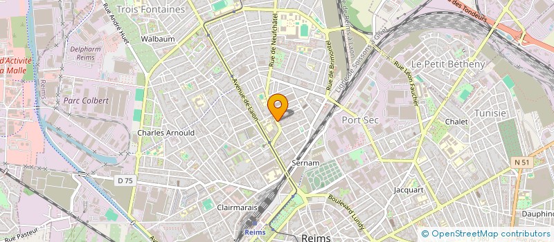 localisation de l'entreprise MONSIEUR SILVIO DE OLIVEIRA TAVARES à REIMS