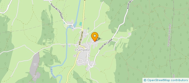 localisation de l'entreprise MONSIEUR SILVIO GARDONI  CHAMPDOR-CORCELLES