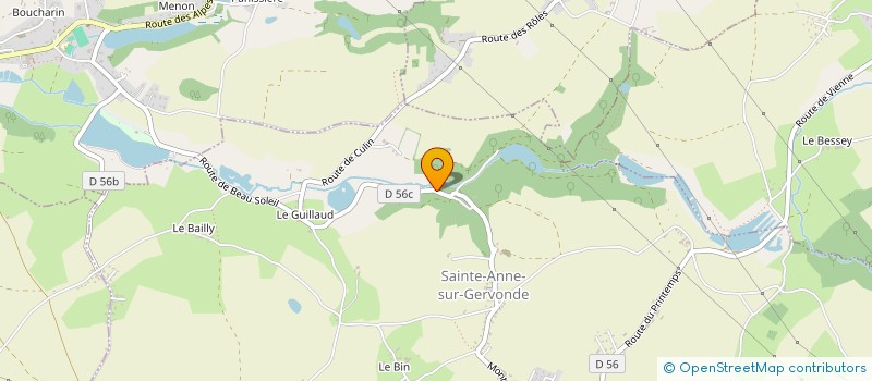 localisation de l'entreprise MONSIEUR SILVIO GASPAROTTO  SAINTE-ANNE-SUR-GERVONDE