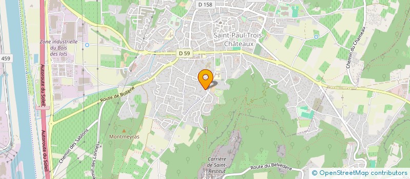 localisation de l'entreprise MONSIEUR SILVIO LABERINTO  SAINT-PAUL-TROIS-CHATEAUX