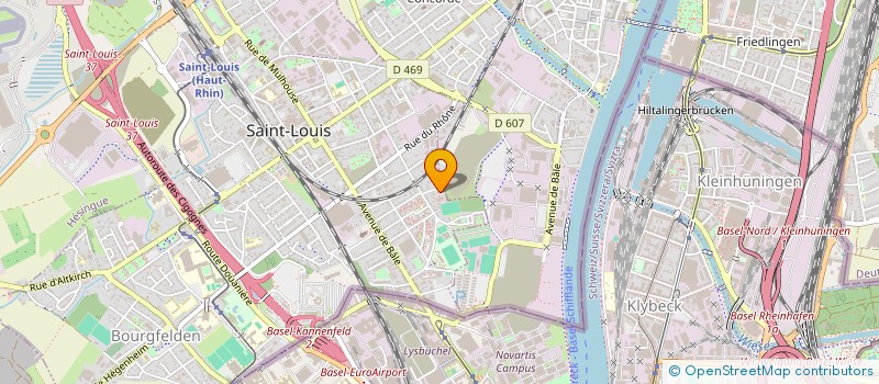 localisation de l'entreprise MONSIEUR SILVIO MANTICE  SAINT-LOUIS