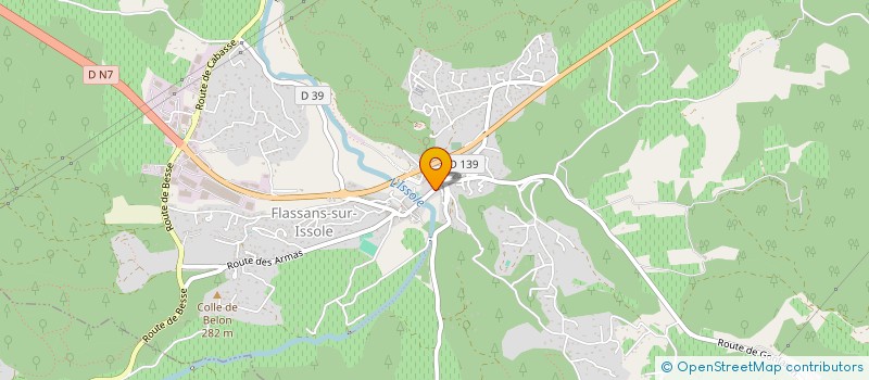 localisation de l'entreprise MONSIEUR SILVIO PALCOLAGO à FLASSANS-SUR-ISSOLE