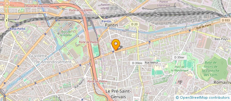 localisation de l'entreprise MONSIEUR SILVIU BIVOL à PANTIN