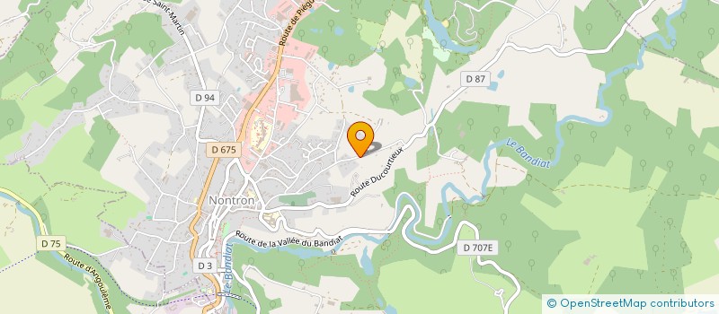 localisation de l'entreprise MONSIEUR SILVIU CIOARA  NONTRON