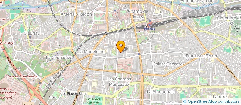 localisation de l'entreprise MONSIEUR SILVIU DAMASCHIN  RENNES