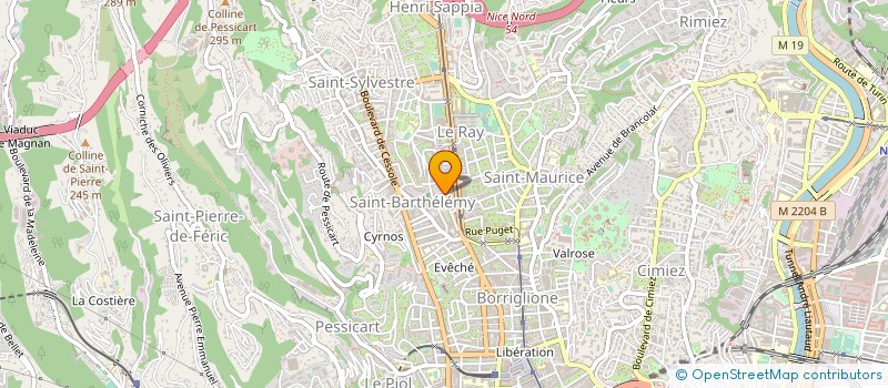 localisation de l'entreprise MONSIEUR SIMAO SILVA MARTINS à NICE