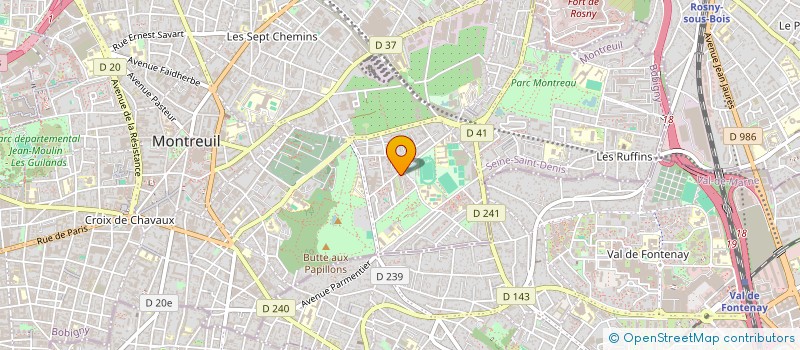 localisation de l'entreprise MONSIEUR SIMBALA DOUCOURE à MONTREUIL