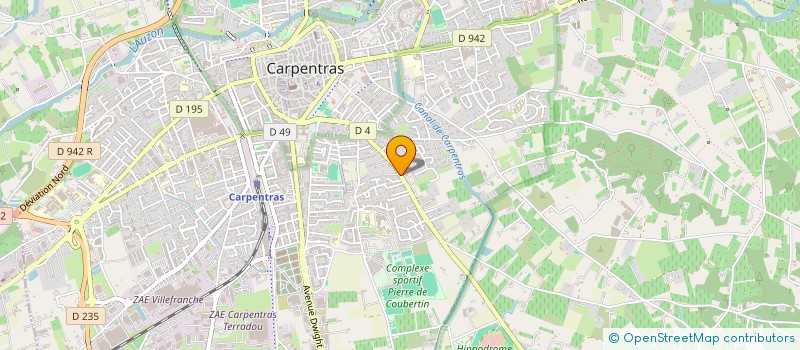 localisation de l'entreprise MONSIEUR SIMBARA TRAORE à CARPENTRAS