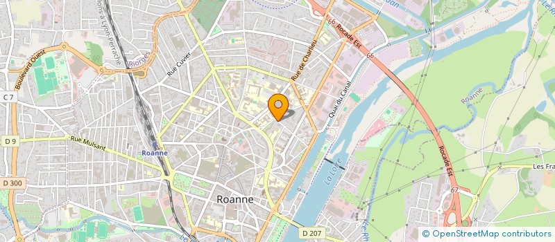 localisation de l'entreprise MONSIEUR SIMEON CHASSAING  ROANNE