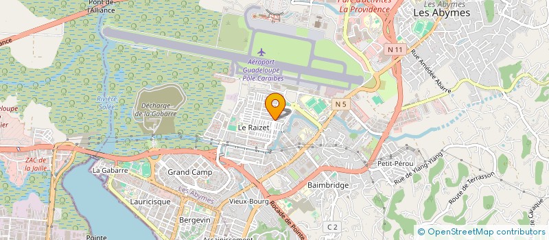localisation de l'entreprise MONSIEUR SIMEON MINA à LES ABYMES