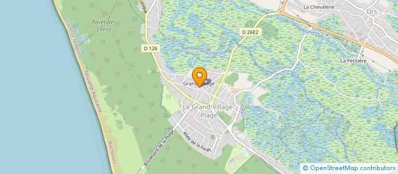 localisation de l'entreprise MONSIEUR SIMEON MORISSET  LE GRAND-VILLAGE-PLAGE