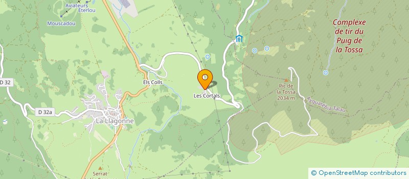 localisation de l'entreprise MONSIEUR SIMEON MULLER  LA LLAGONNE