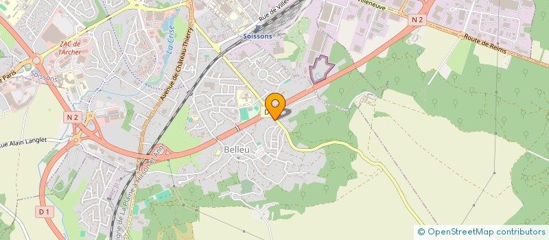 localisation de l'entreprise MONSIEUR SIMEON NSABIMANA  BELLEU