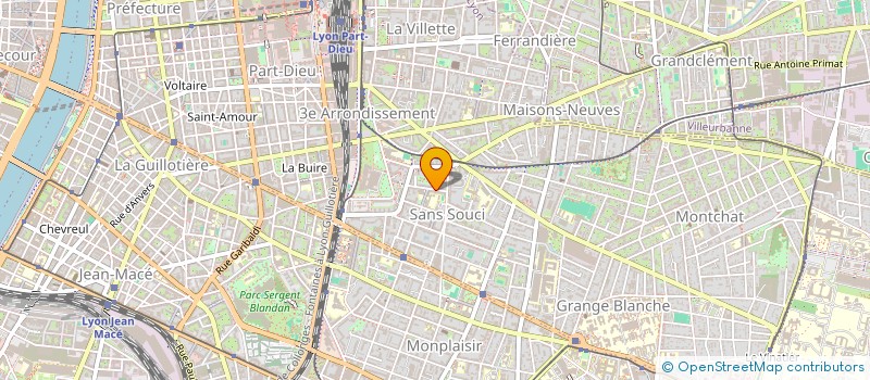 localisation de l'entreprise MONSIEUR SIMEON PAUL MORROW  LYON