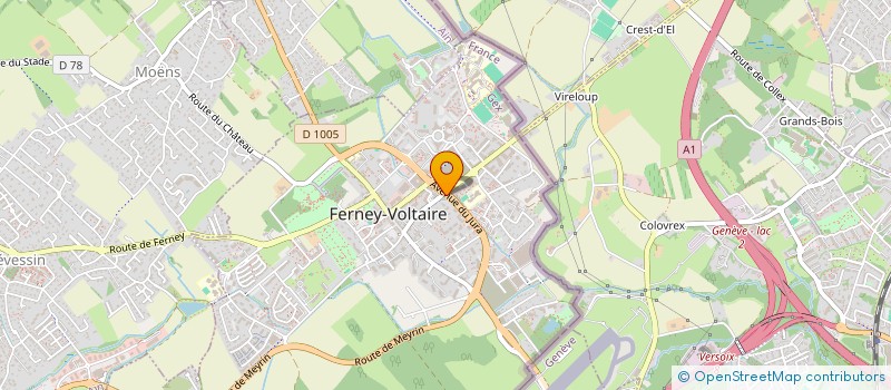 localisation de l'entreprise MONSIEUR SIMEON SARR à FERNEY-VOLTAIRE
