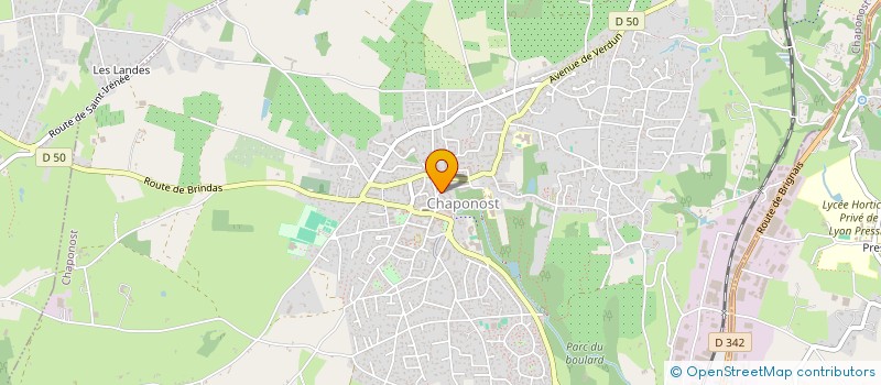 localisation de l'entreprise MONSIEUR SIMEON TINOT  CHAPONOST