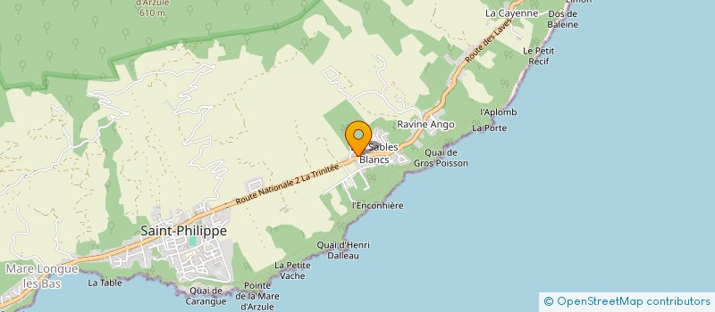 localisation de l'entreprise MONSIEUR SIMEON TURPIN à SAINT-PHILIPPE