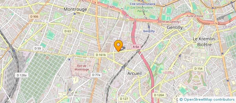 localisation de l'entreprise MONSIEUR SIMIAO YANG à ARCUEIL