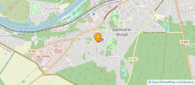 localisation de l'entreprise MONSIEUR SIMILHOMMR THERMILUS à DAMMARIE-LES-LYS