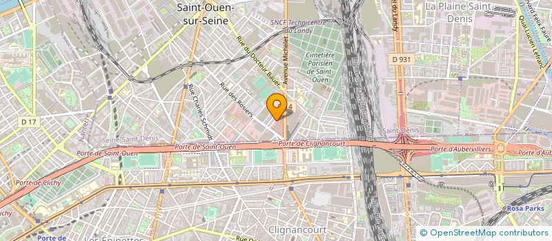 localisation de l'entreprise MONSIEUR SIMION-ANDREI GABORAN à SAINT-OUEN-SUR-SEINE