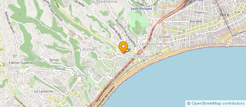 localisation de l'entreprise MONSIEUR SIMION CALDARE  NICE