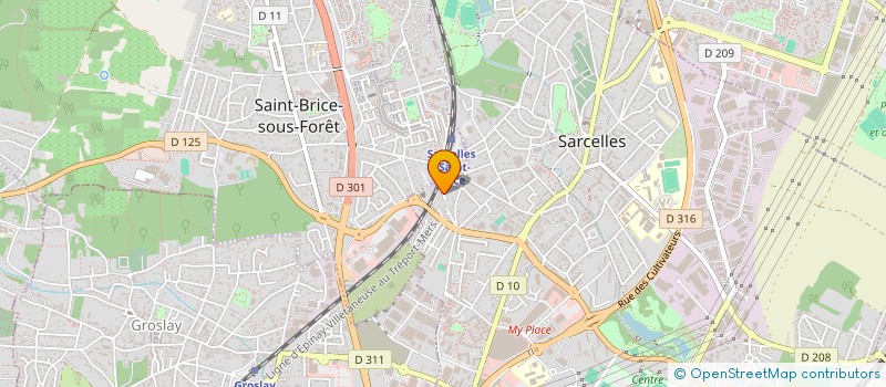 localisation de l'entreprise MONSIEUR SIMION PARAUAN  SARCELLES