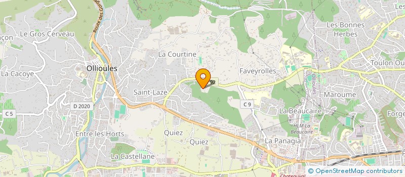 localisation de l'entreprise MONSIEUR SIMON AKSOUL à OLLIOULES