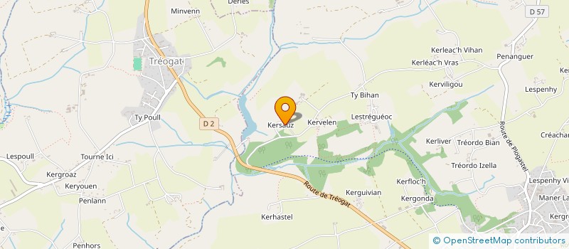 localisation de l'entreprise MONSIEUR SIMON ALBO  PLONEOUR LANVERN