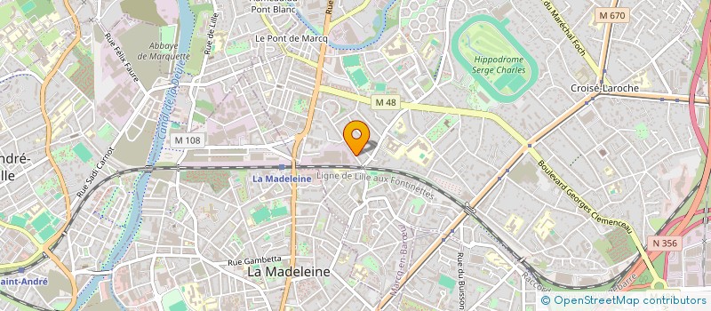 localisation de l'entreprise MONSIEUR SIMON AMEZ à MARCQ-EN-BARŒUL