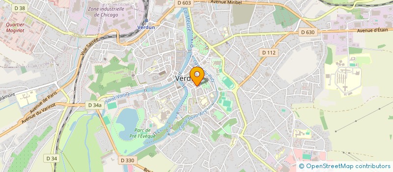 localisation de l'entreprise MONSIEUR SIMON ANDRE à VERDUN