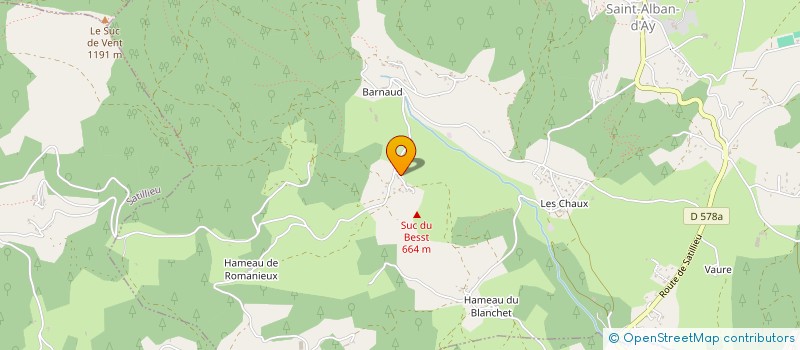 localisation de l'entreprise MONSIEUR SIMON ANDRE  SAINT-ALBAN-D'AY